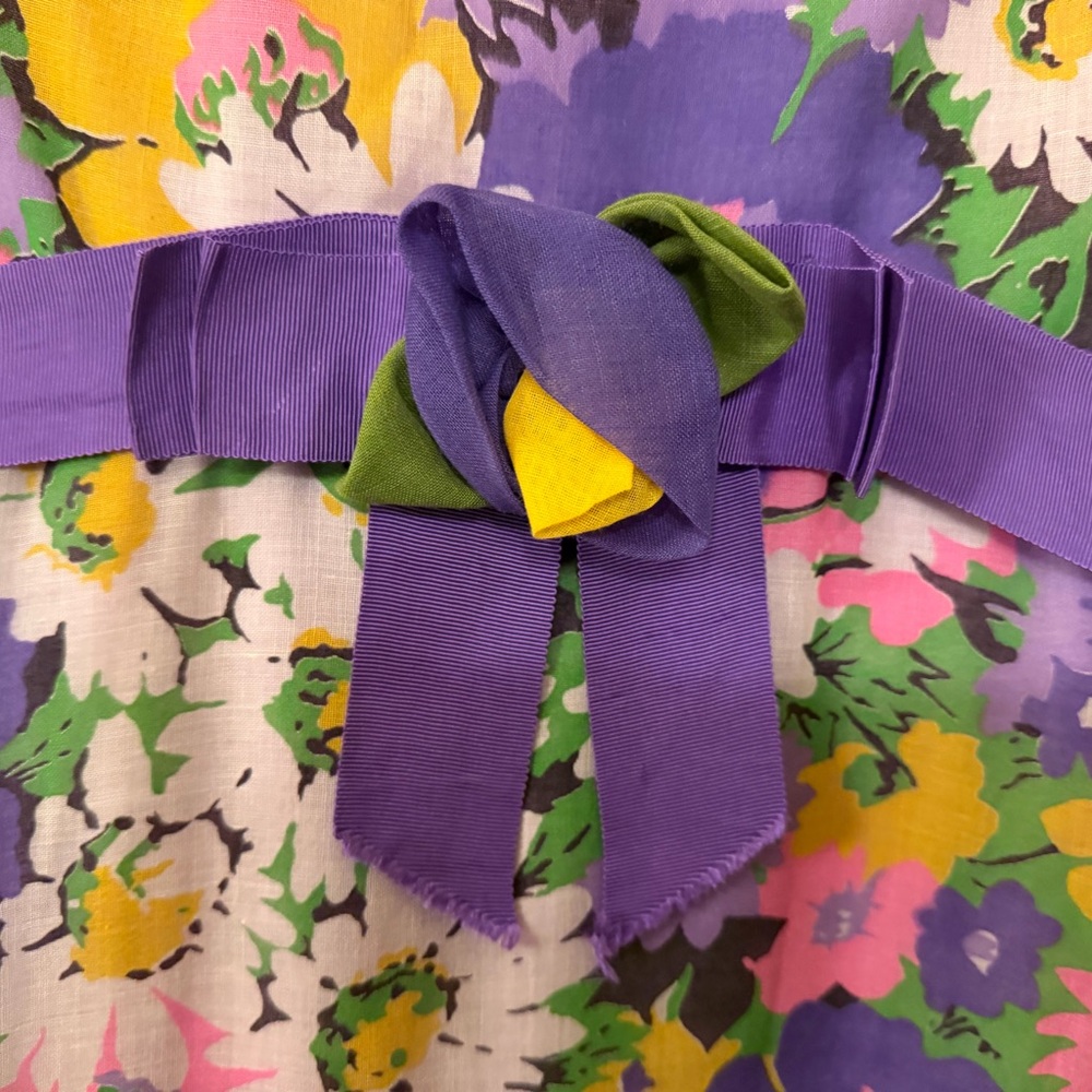 Vintage Miss Elliette 1970s Floral Maxi Dress - Picture 4 of 5